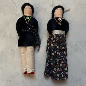 Vintage Native American Handmade Dolls
